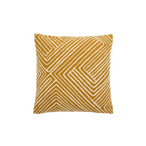 Giana Cushion, Yellow, Cotton靠垫