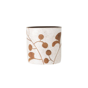 Janis Deco Flowerpot, White, Terracotta花瓶