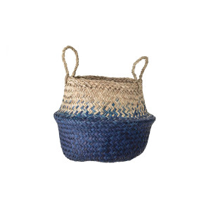 Kiafillippa Basket, Blue, Seagrass 收纳筐