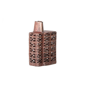 Kiru Deco Vase, Brown, Stoneware香薰/蜡烛/烛台