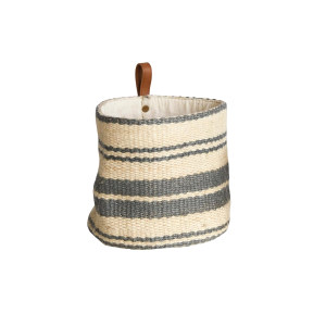 Landry Wall Basket, Grey, Jute 收纳篮