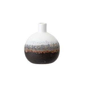 Harislava Vase, Black, Stoneware花瓶