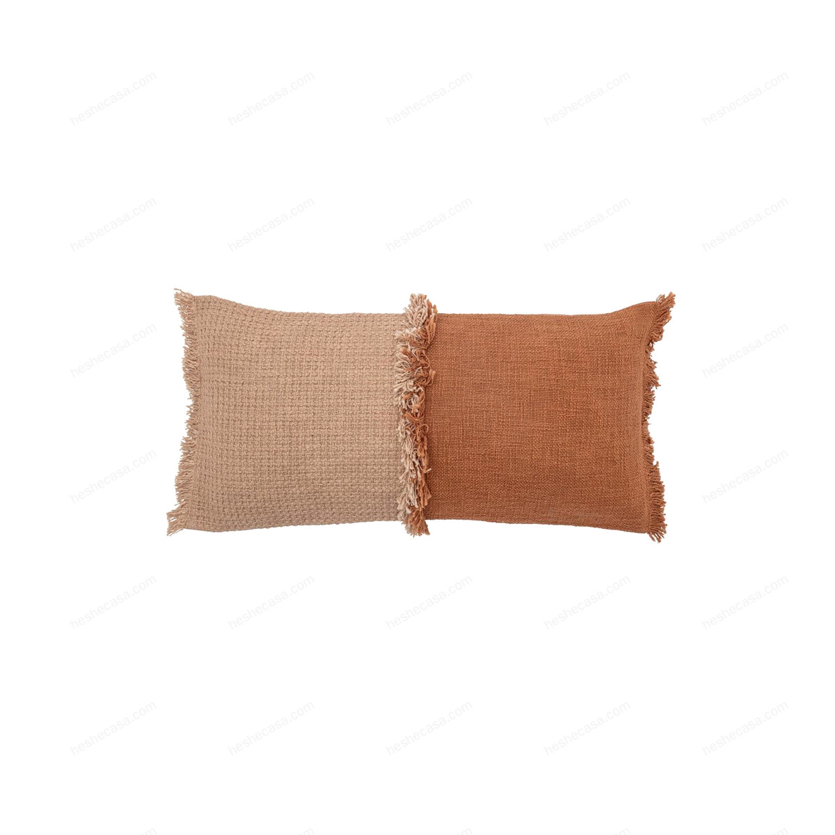 Hanni Cushion, Brown, Cotton靠垫