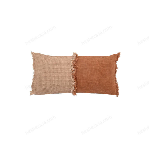 Hanni Cushion, Brown, Cotton靠垫