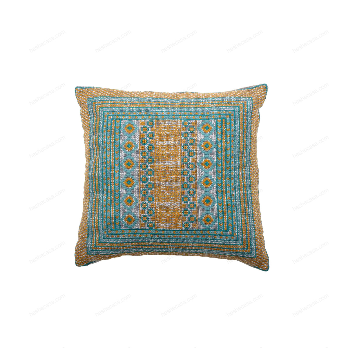 Jero Cushion, Blue, Cotton靠垫