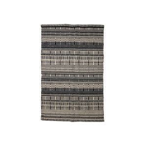 Joob Rug, Black, Wool地毯