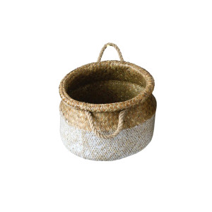 Gunva Basket, White, Seagrass 收纳篓