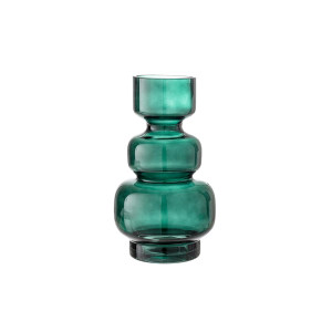 Johnson Vase, Green, Glass花瓶