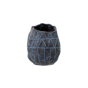 Ivo Deco Vase, Blue, Ceramic花瓶
