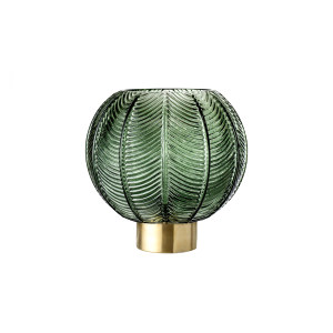 Klaus Vase, Green, Glass花瓶