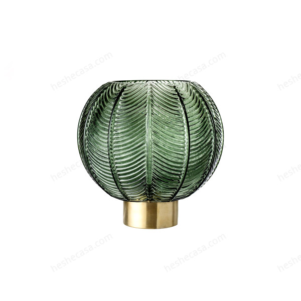 Klaus Vase, Green, Glass花瓶