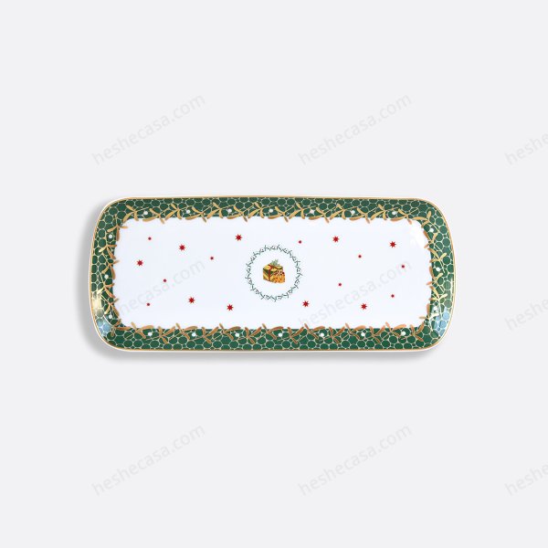 Noël  Christmas Cake Platter Rectangular 16 盘子