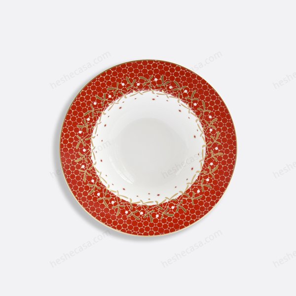 Noël  Christmas Rim Soup Plate 9'' 盘子