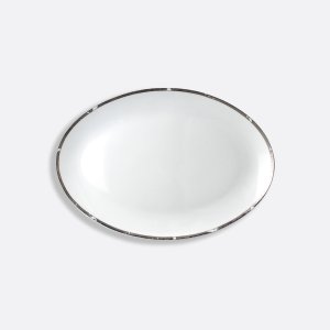 Feuille D'Argent Oval Platter 15 盘子