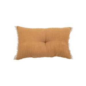 Adita Cushion, Yellow, Cotton靠垫