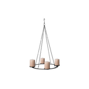 Jutta Advendt Candle Holder, Black, Metal香薰/蜡烛/烛台