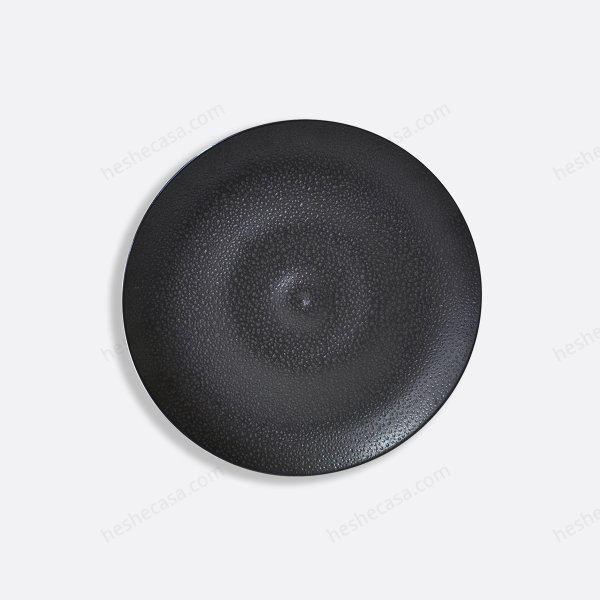 Bulle Sable Noir Plate 12.2 盘子