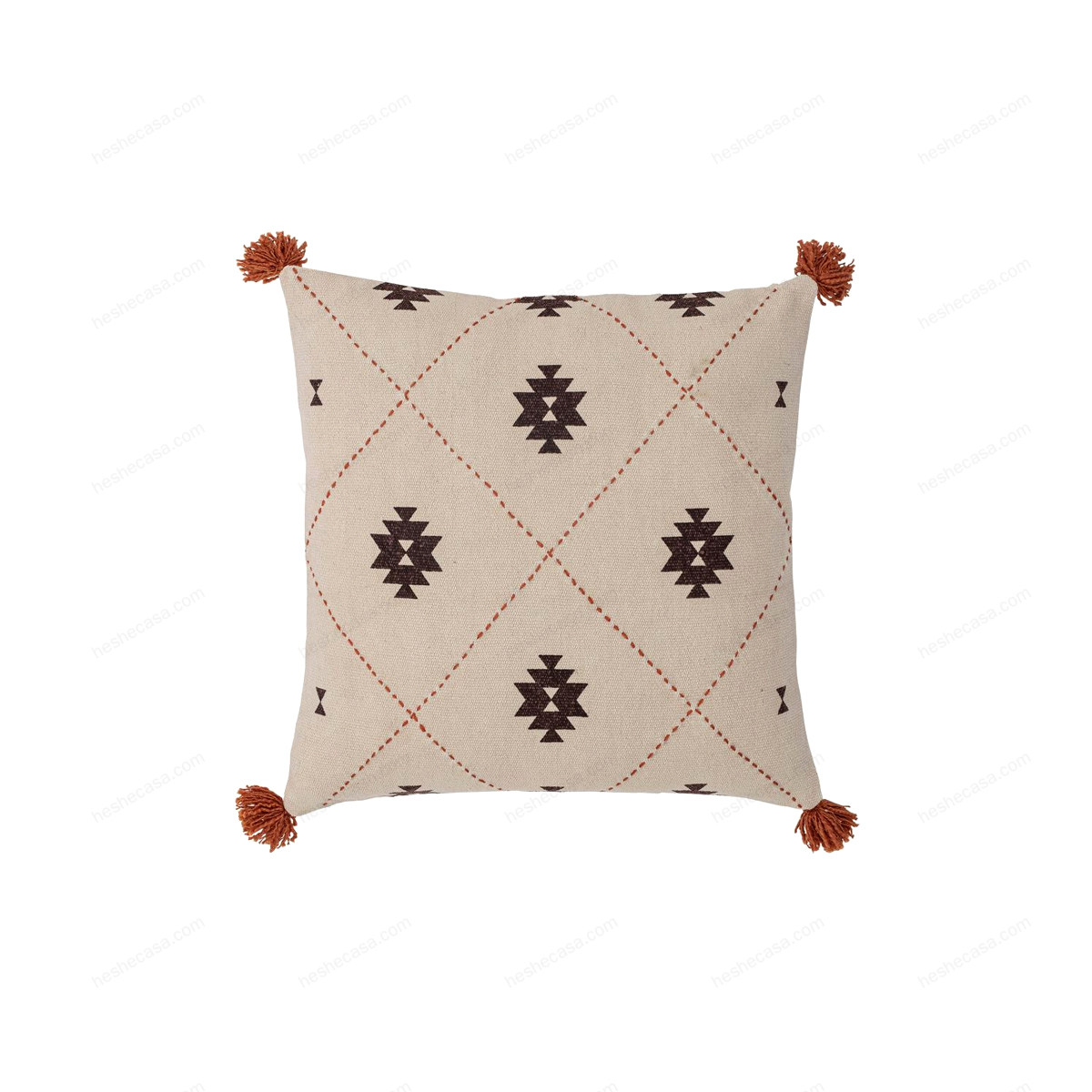 Ameli Cushion, Nature, Cotton靠垫