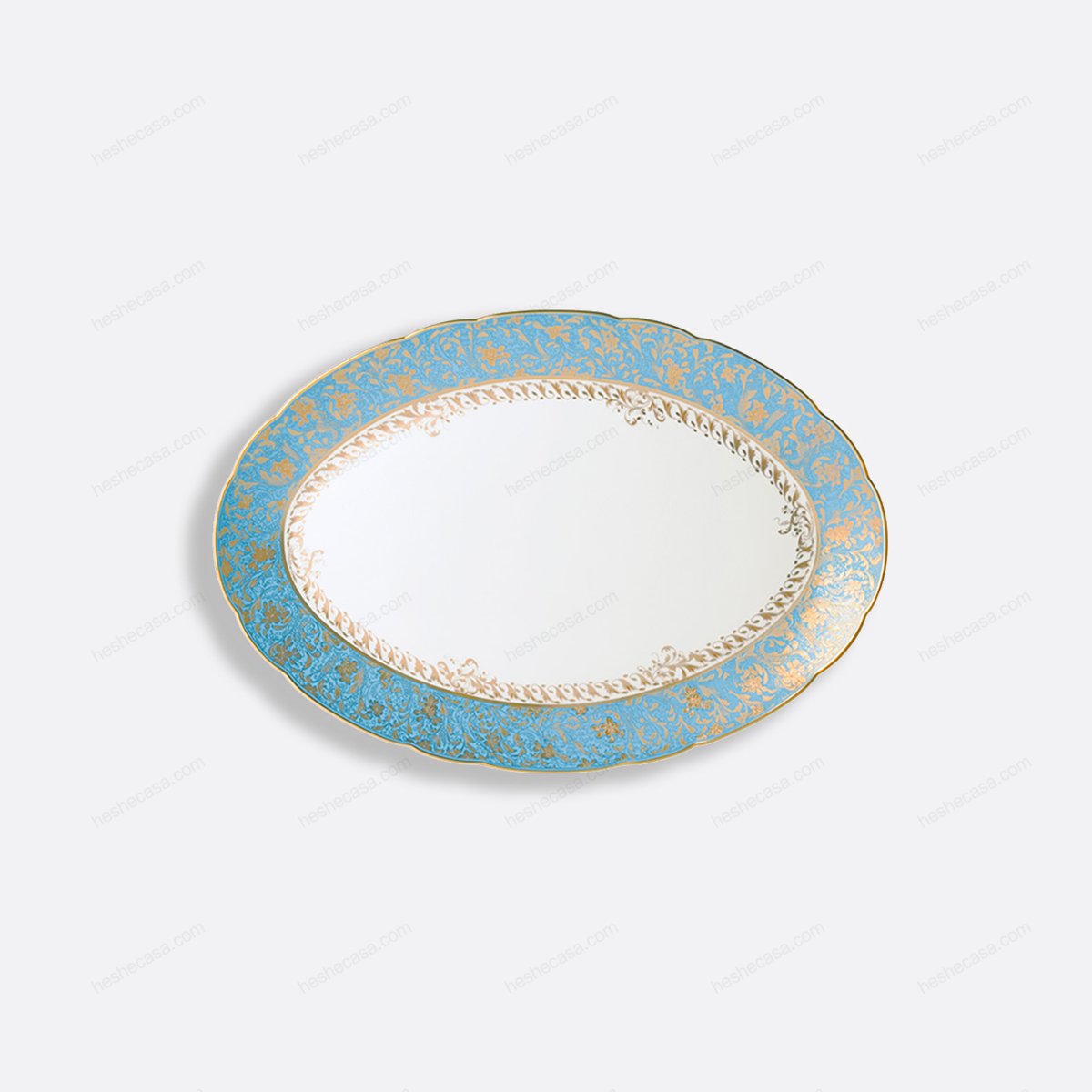 Eden Turquoise Oval Platter 15 盘子