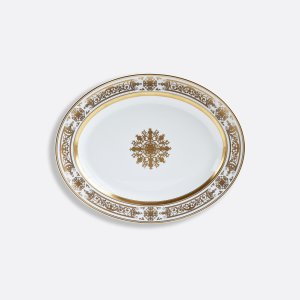 Aux Rois Or Oval Platter 15'' 盘子