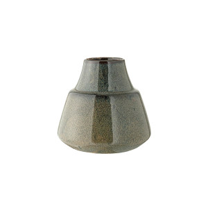 Berna Vase, Green, Stoneware花瓶