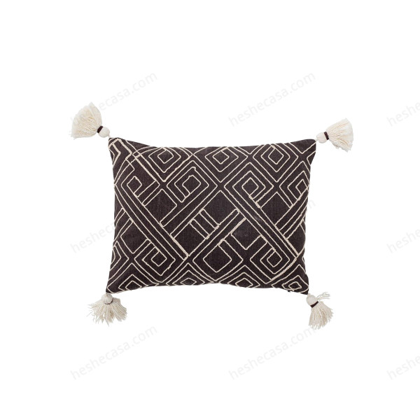 Bali Cushion, Brown, Cotton靠垫