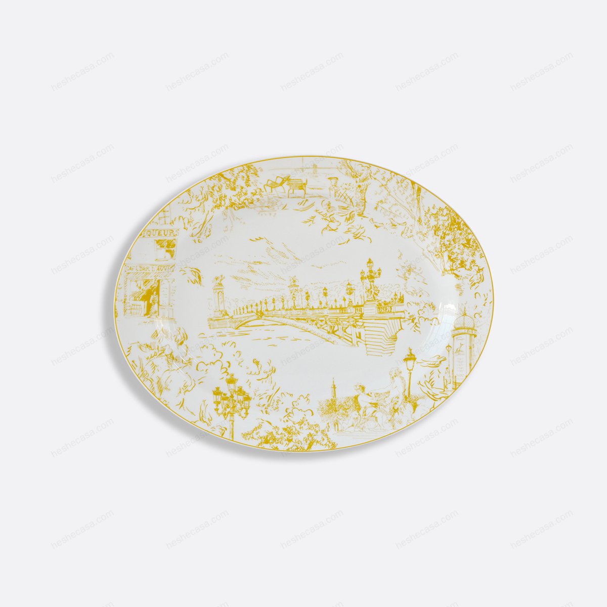 Tout Paris Oval Platter 15 盘子