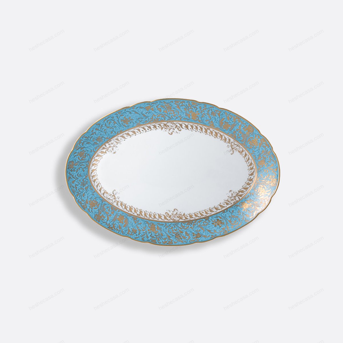 Eden Turquoise Oval Platter 13 盘子