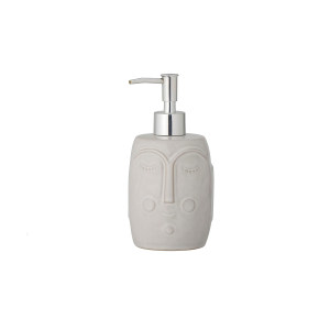 Niga Bathroom Set, White, Porcelain 皂液器