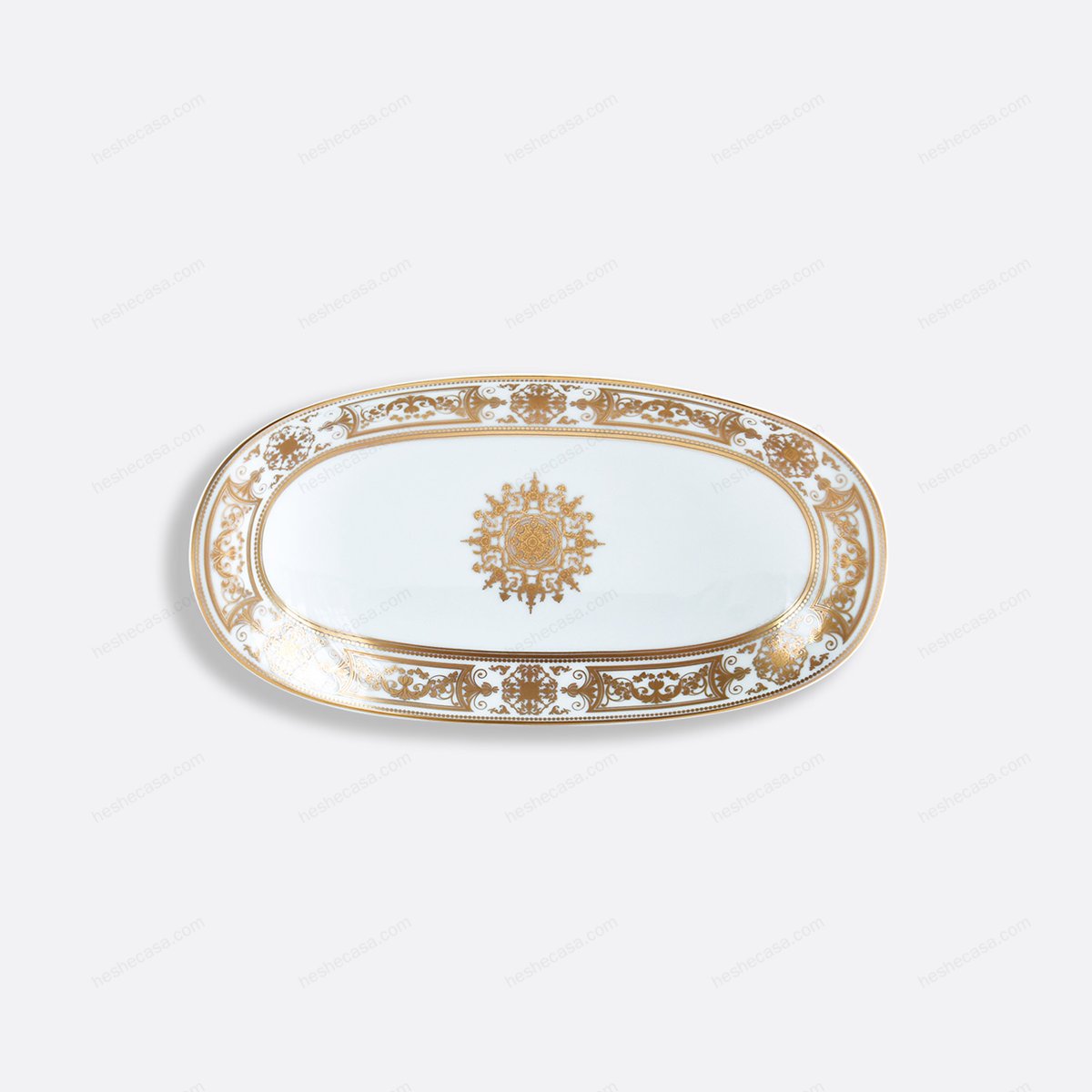 Aux Rois Or Relish Dish 9'' X 5'' 盘子