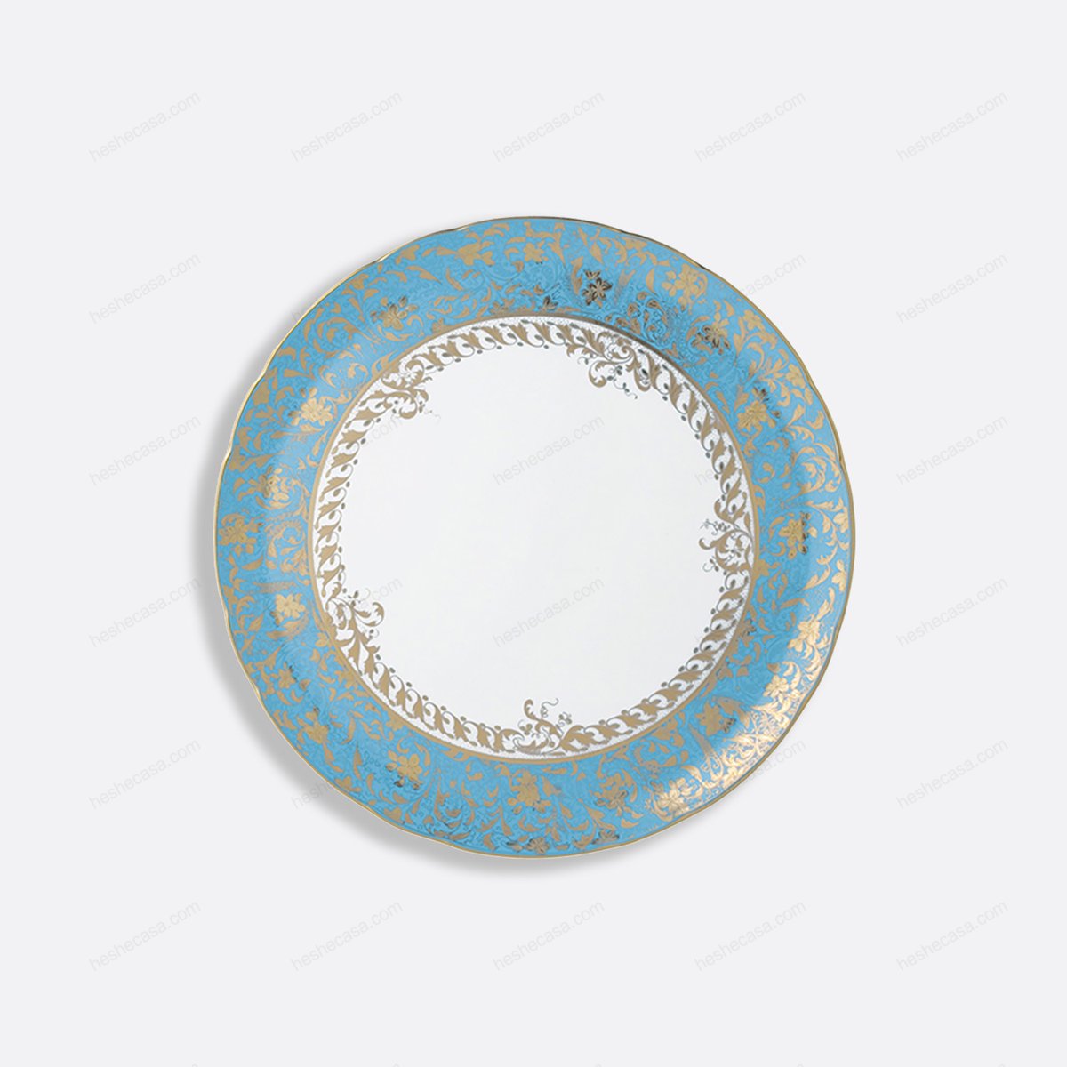 Eden Turquoise Round Tart Platter 13 盘子