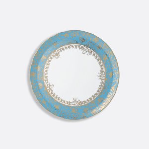 Eden Turquoise Round Tart Platter 13 盘子