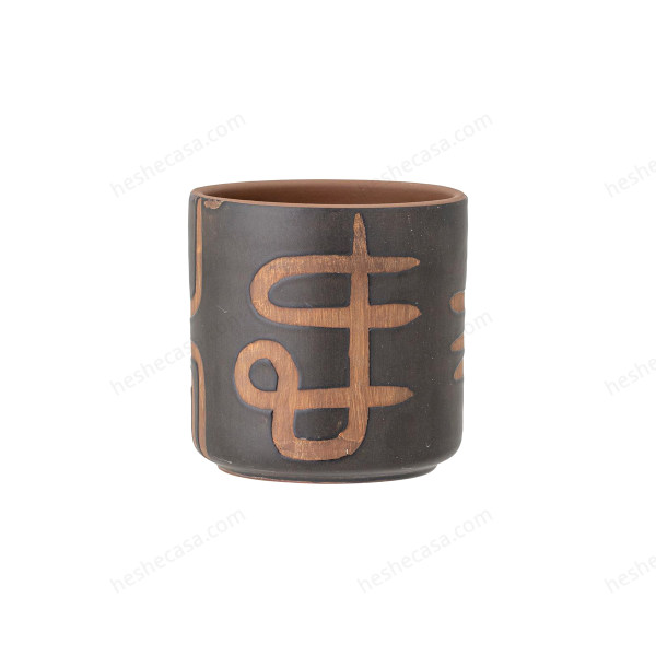 Abas Deco Flowerpot, Brown, Terracotta花瓶