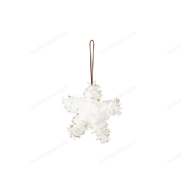 Tristian Ornament, White, Feather摆件