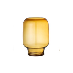 Adine Vase, Yellow, Glass花瓶