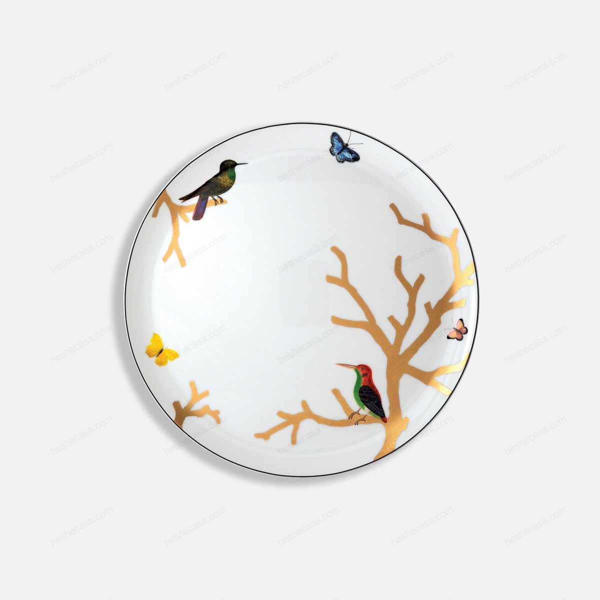 Aux Oiseaux Round Tart Platter 13 盘子