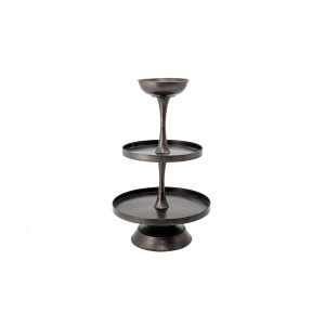 Bjarne Etagere, Black, Metal摆件