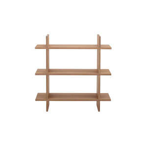 Gitt Bookcase, Nature, Oak Veneer置物架/书柜