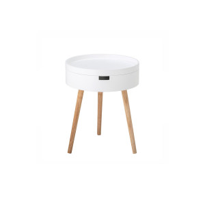 Tapa Sidetable, White, Pine床头柜