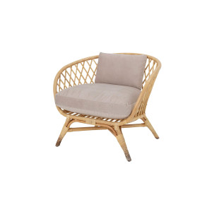 Natali Lounge Chair, Nature, Rattan扶手椅