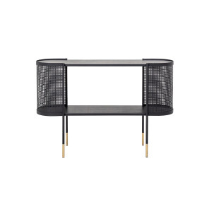 Midou Console Table, Black, Metal玄关