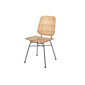 Laurel Dining Chair, Nature, Rattan单椅