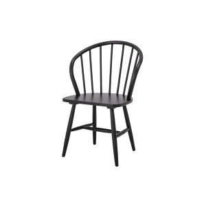 Olin Dining Chair, Black, Rubberwood单椅