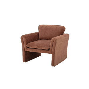 Paseo Lounge Chair, Brown, Polyester扶手椅