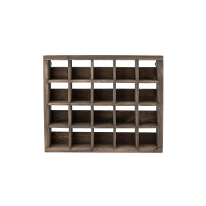 Tilo Shelf, Brown, Recycled Wood置物架/书柜