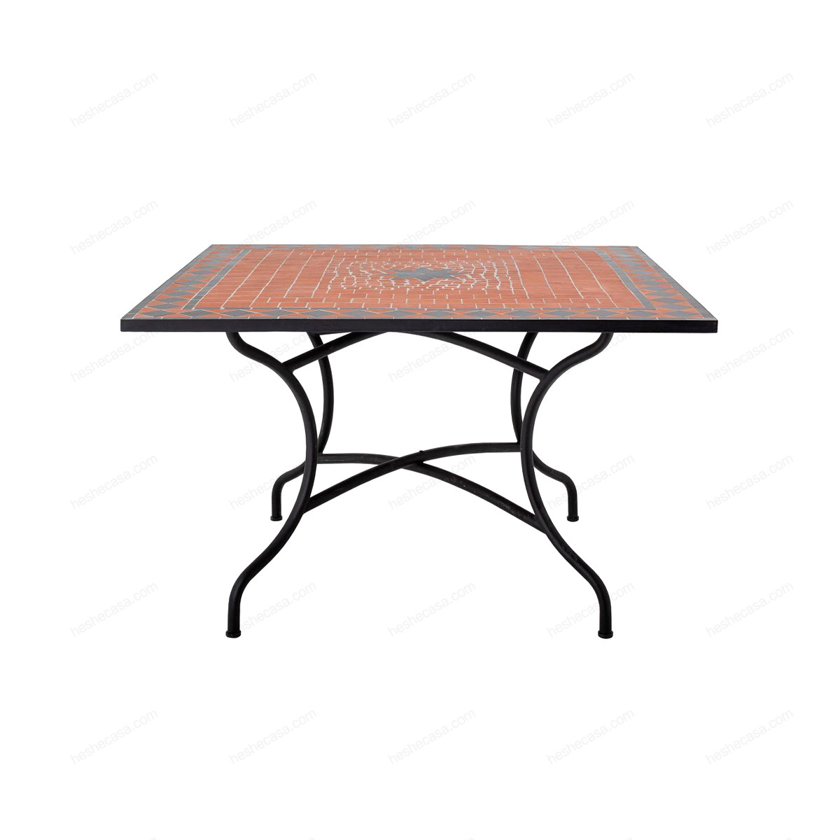 Hellen Dining Table, Red, Stone餐桌