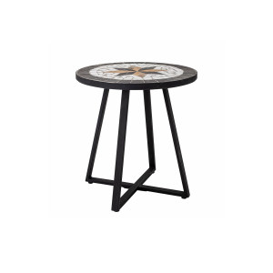 Inaz Sidetable, Black, Stone茶几/边几