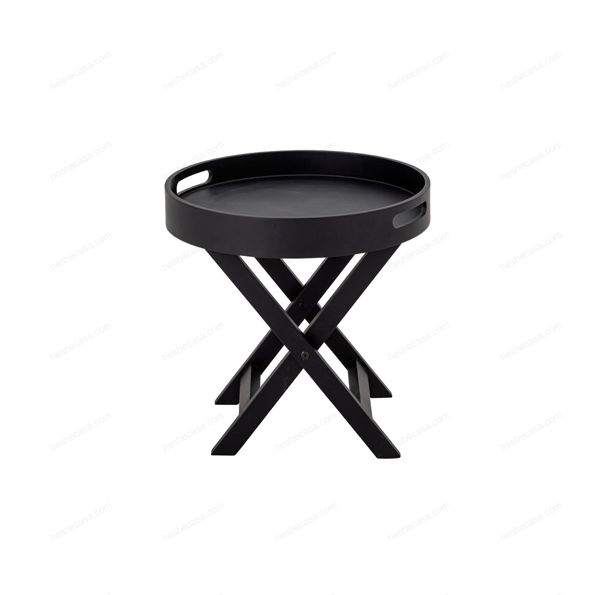 Freya Sidetable, Black, Rubberwood茶几/边几