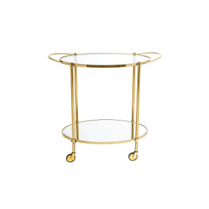 Fine Bar Table, Gold, Glass茶几/边几