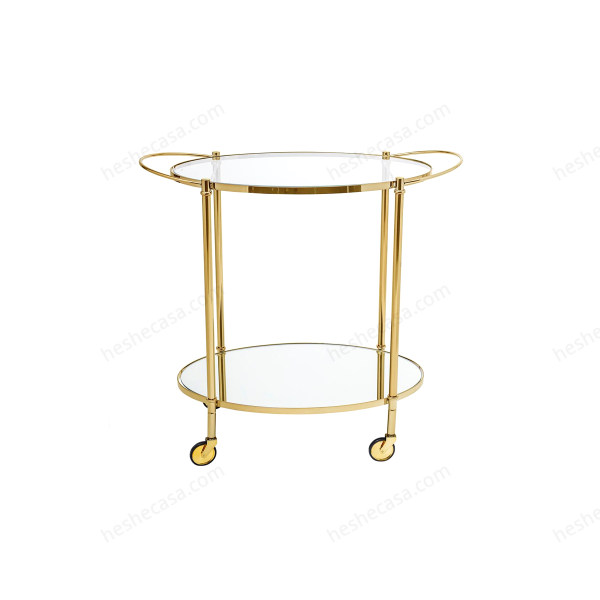 Fine Bar Table, Gold, Glass茶几/边几